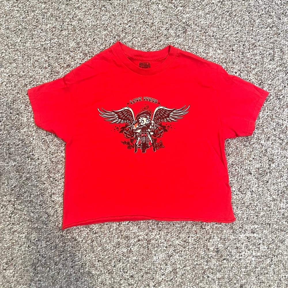 Betty Boop red crop top
